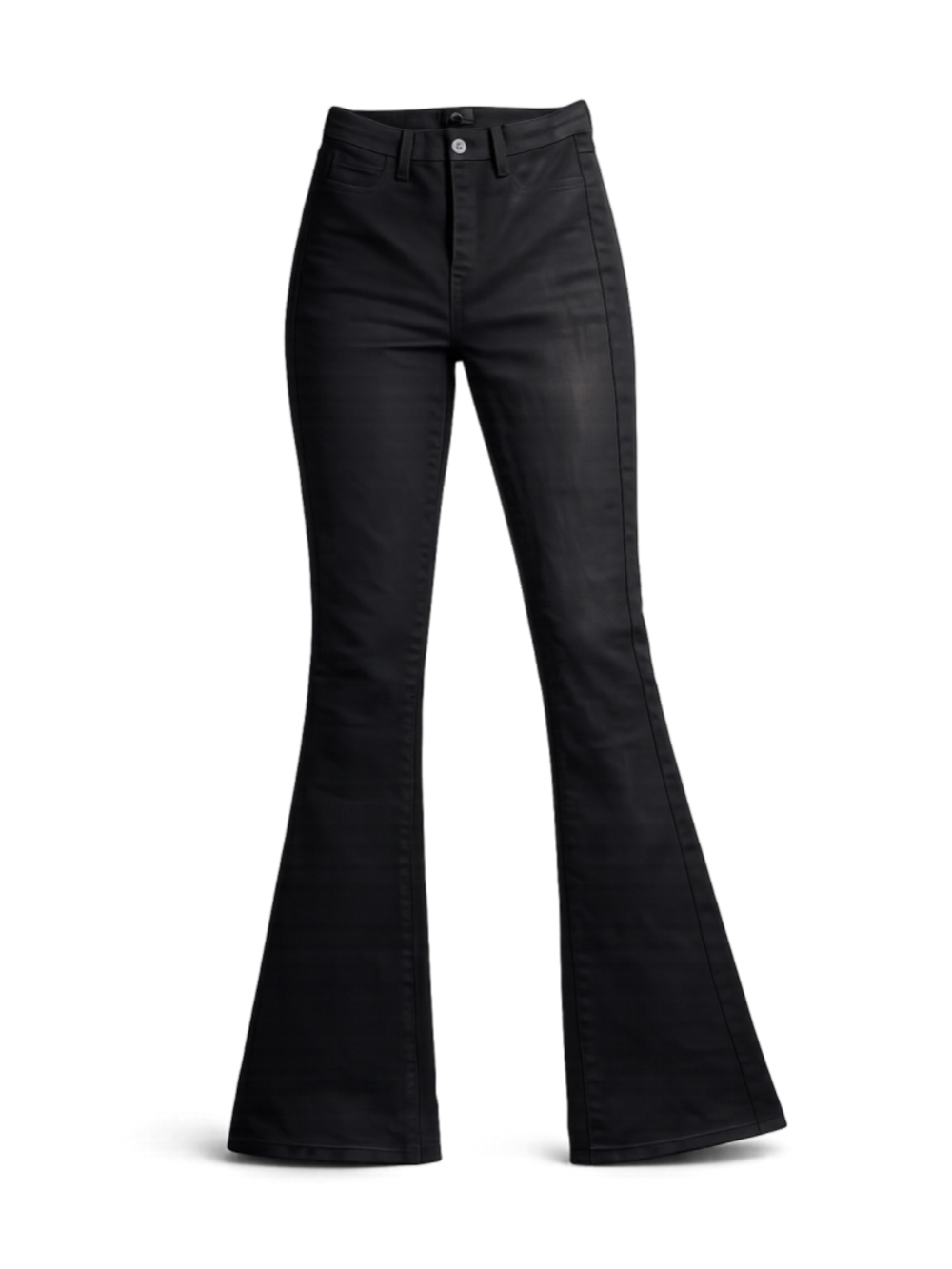 Women's 7 For All Mankind Black Flare Jeans Size 28 sheen sparkly
294